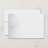 洗礼モダンサンキューカード 招待状 (裏面)