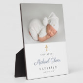 洗礼モダン写真キープサケ フォトプラーク (側面)