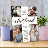 洗礼写真コラージュ《キリスト教》洗礼式や命名式記念 フォトプラーク