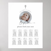 洗礼写真座席表 ポスター (正面)