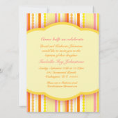 洗礼写真招待状 招待状 (裏面)