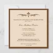 洗礼写真招待状 聖書の一節付き 招待状 (裏面)