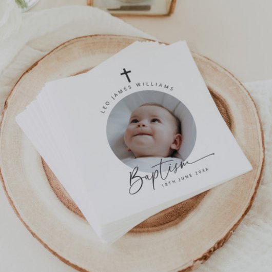 洗礼写真 スタンダードカクテルナプキン