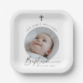 洗礼写真 ペーパープレート (正面)