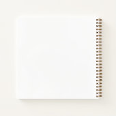 洗礼式のバウアーガールフォトギフトブック ノートブック (裏面)