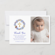洗礼式のブルーヤグルマギクと小麦の蝶の写真