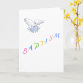 洗礼式グリーティングカード カード (黄色い花)