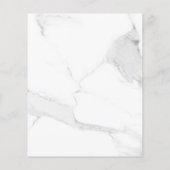 洗礼式ユーカリグリーンと大理石の招待状 チラシ (裏面)