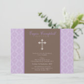 洗礼式招待状 :: なんとも美しい７Ｌ 招待状 (スタンド正面)