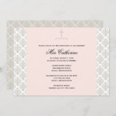 洗礼式 / 命名式 招待状 - 個別化する (正面/裏面)