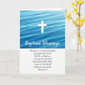 洗礼恵み,キリスト教の折り畳みカード カード (黄色い花)