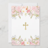 洗礼招待状、《キリスト教》洗礼式や命名式、献身 招待状 (裏面)