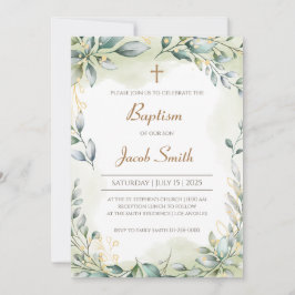 洗礼招待状 女の子 男の子 キリスト教儀礼招待 招待状