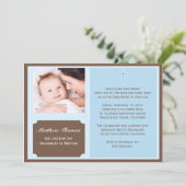 洗礼招待状 招待状 (スタンド正面)