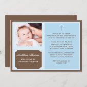 洗礼招待状 招待状 (正面/裏面)