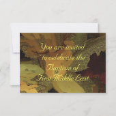 洗礼招待状 招待状 (正面)