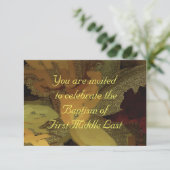 洗礼招待状 招待状 (スタンド正面)