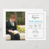 洗礼招待状 招待状 (正面/裏面)