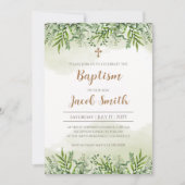 洗礼招待状 & 洗礼式招待状 招待状 (正面)