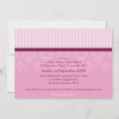 洗礼招待状: 賛美:  3L 招待状 (裏面)