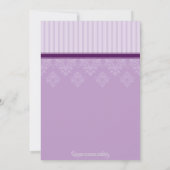 洗礼招待 :: 祝福された2人 招待状 (裏面)