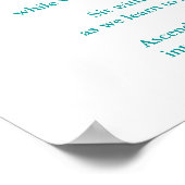 「洗礼祈りの言葉」ポスター ポスター (角)