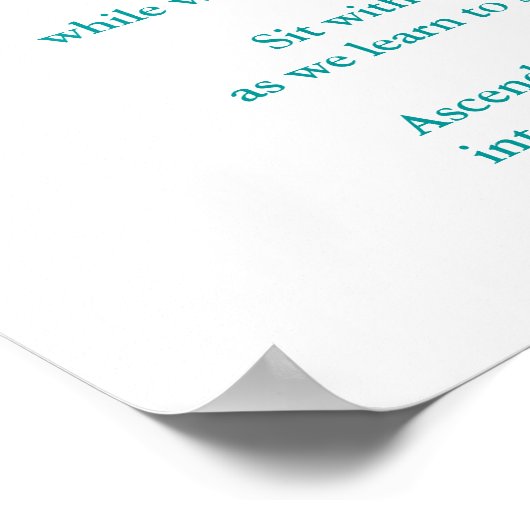 「洗礼祈りの言葉」ポスター ポスター (角)