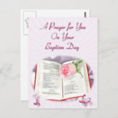 洗礼祈りの言葉 ポストカード (正面/裏面)