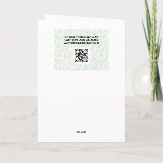 洗礼祝いカード 教会の十字架 カード (裏面)