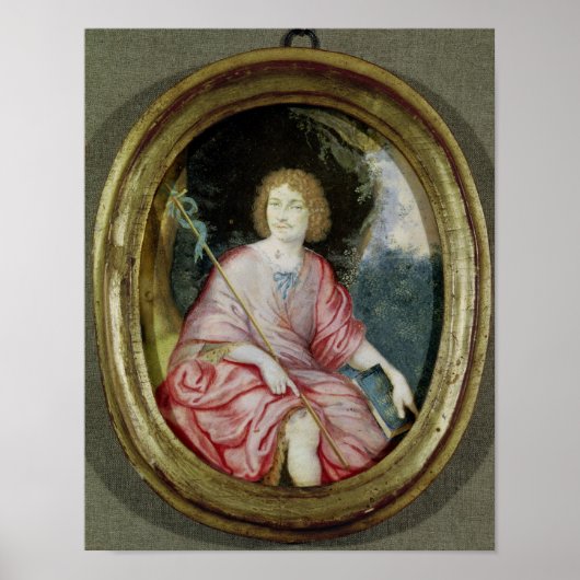 洗礼者の聖ヨハネとしてのモリエール ポスター (正面)