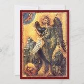 洗礼者の聖ヨハネのアイコン祈りの言葉カード シーズンカード (正面)