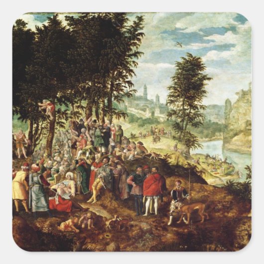 洗礼者の聖ヨハネの説教， c.1550 スクエアシール (正面)