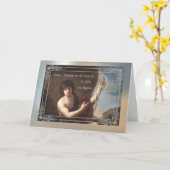 洗礼者の饗宴の日の旧世界の聖ヨハネ神父のために カード (黄色い花)