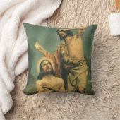 洗礼者ヨハネによるイエス・キリストのバプテスマ クッション (ブランケット)