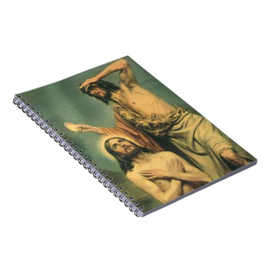 洗礼者ヨハネによるイエス・キリストのバプテスマ ノートブック (右側)