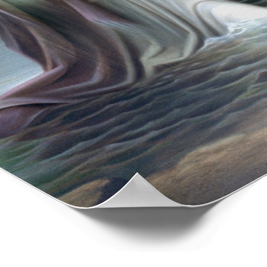 洗礼者ヨハネによるイエス・キリストのバプテスマ ポスター (角)