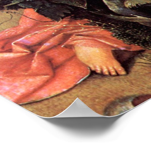 洗礼者ヨハネのヒエロニムス・ボッシュ・メディーター ポスター (角)