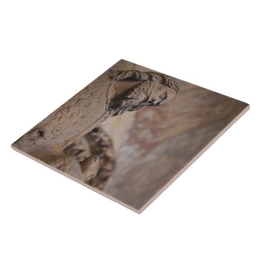 洗礼者ヨハネの像 タイル (側面)