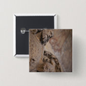 洗礼者ヨハネの像 缶バッジ (正面&裏面)