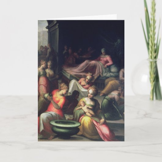 洗礼者ヨハネの出生 シーズンカード (正面)