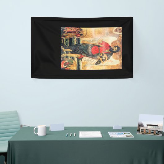 洗礼者ヨハネの古い正統のアイコン 横断幕 (トレードショー)