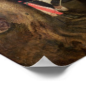 洗礼者ヨハネの説教 ポスター (角)