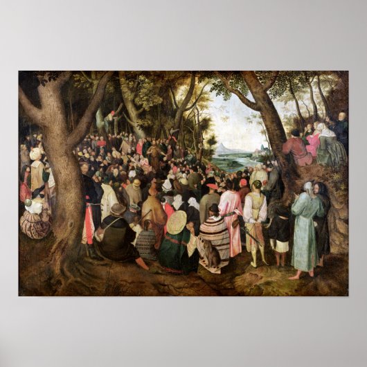 洗礼者ヨハネの説教 ポスター (正面)