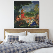 洗礼者ヨハネの説教，169色彩の鮮やか年まで キャンバスプリント (インサイチュ (寝室))