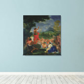 洗礼者ヨハネの説教，169色彩の鮮やか年まで キャンバスプリント (インサイチュ (ウッドフロア))