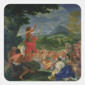 洗礼者ヨハネの説教，169色彩の鮮やか年まで スクエアシール (正面)