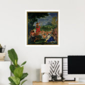 洗礼者ヨハネの説教,169色彩の鮮やか年まで ポスター (ホームオフィス)