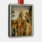 洗礼者ヨハネ著キリストの洗礼 メタルオーナメント (右)