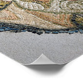 洗礼者ヨハネ:モザイクの断片 ポスター (角)