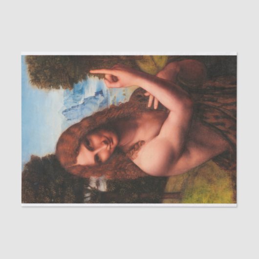 洗礼聖ヨハネ， 1520年サライ 薄葉紙 (正面)